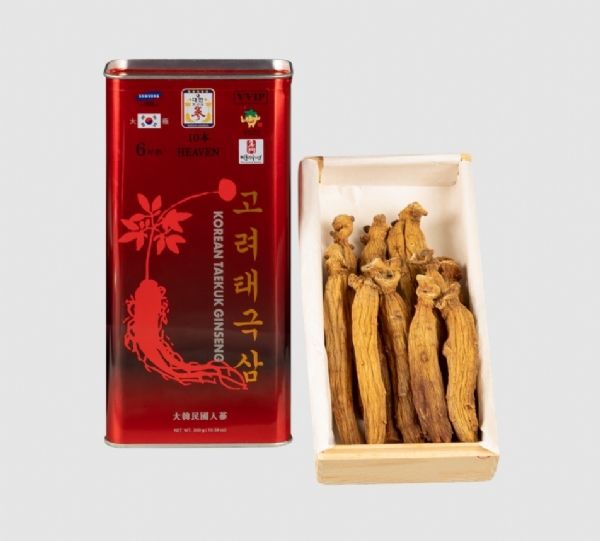 Thiên Sâm Củ Khô Hộp Sắt Hàn Quốc 300g